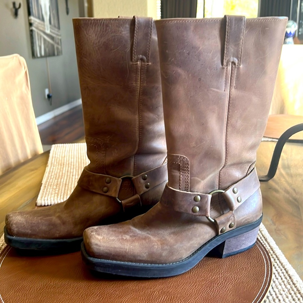 BP Hightail Leather Biker Boots by Nordstrom